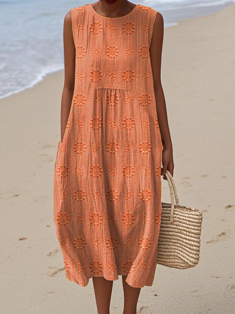 Aikaterini - Relaxed Summer Pocket Dress