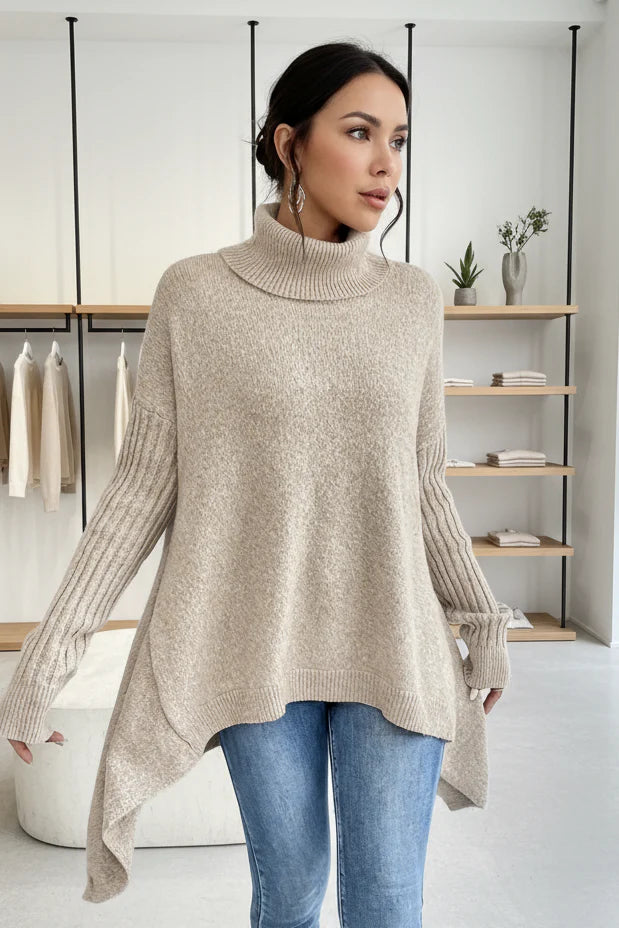 Brigitte - Cozy Oversized Turtleneck