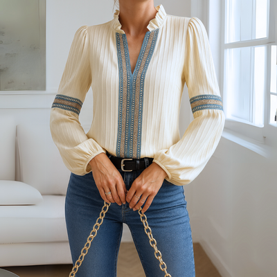 Petra - Elegant Lace Blouse