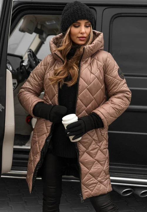 Amber - Elegant Quilted Down Jacket
