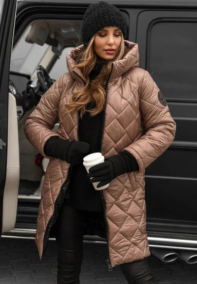 Amber - Elegant Quilted Down Jacket