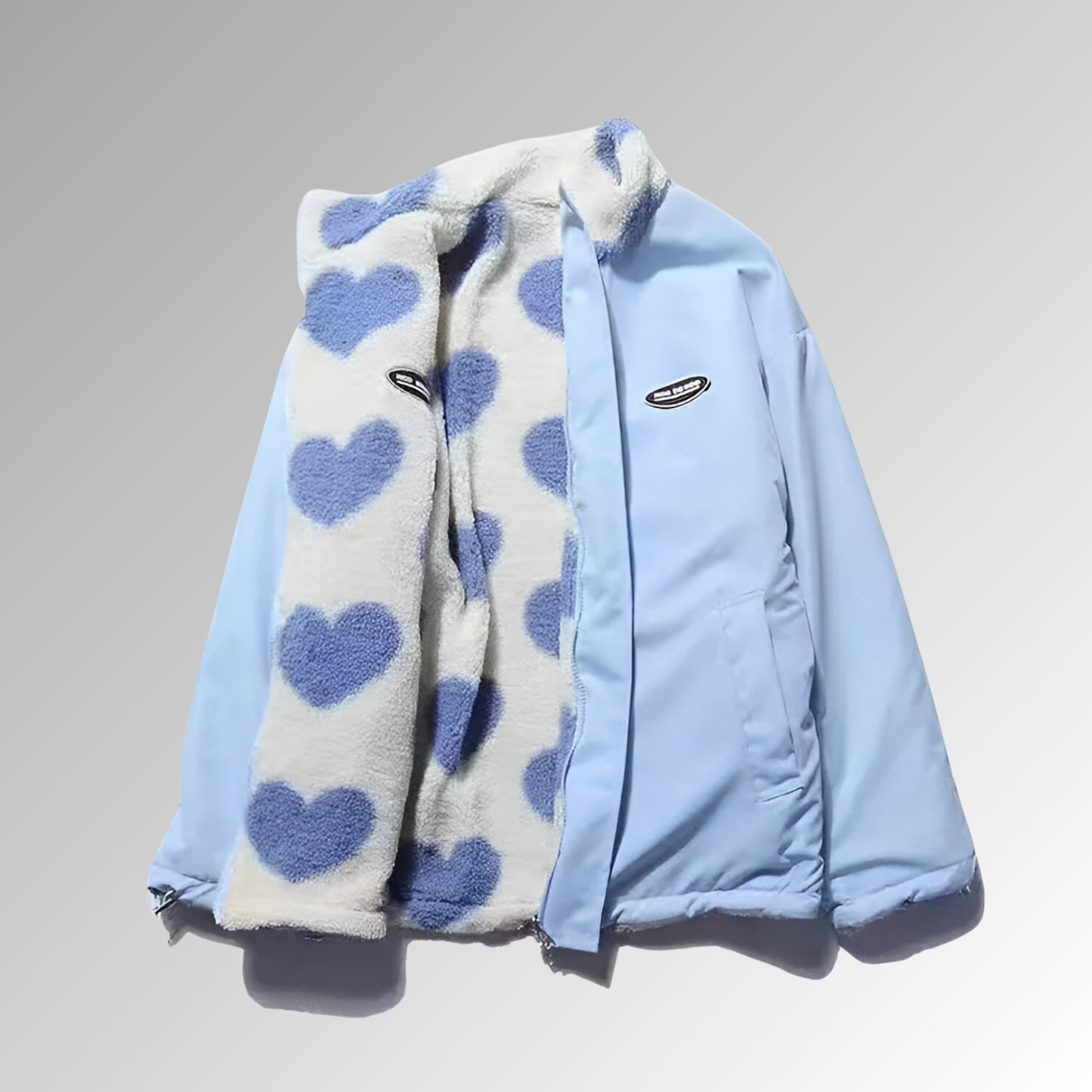 Anastasie - Trendy Heart Pattern Coat