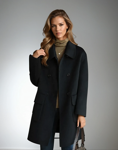 Joy - Elegant Hooded Coat