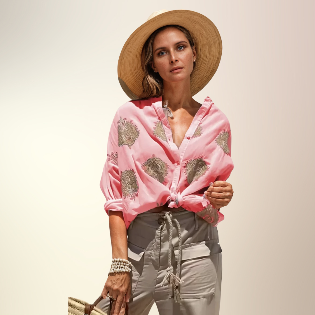 Gaby - Elegant Cotton Blouse