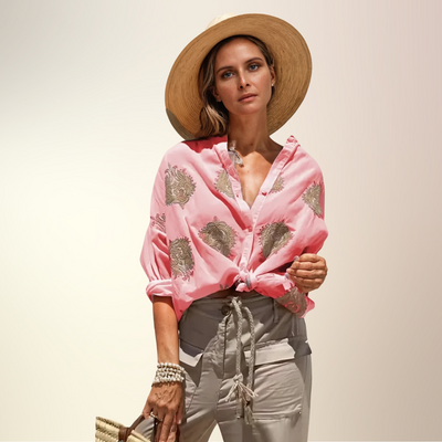 Gaby - Elegant Cotton Blouse