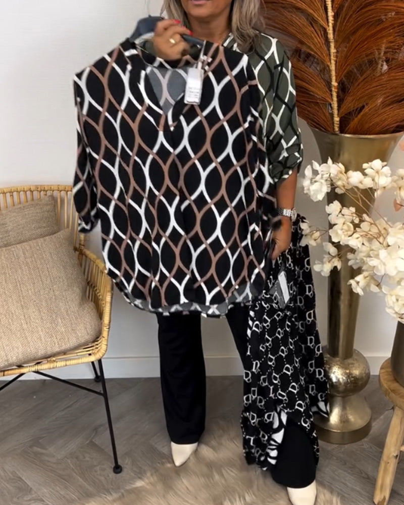 Noor - Stylish Graphic Blouse