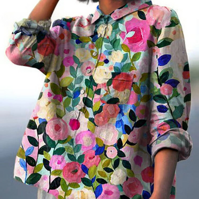 Kiara - Elegant Floral Blouse
