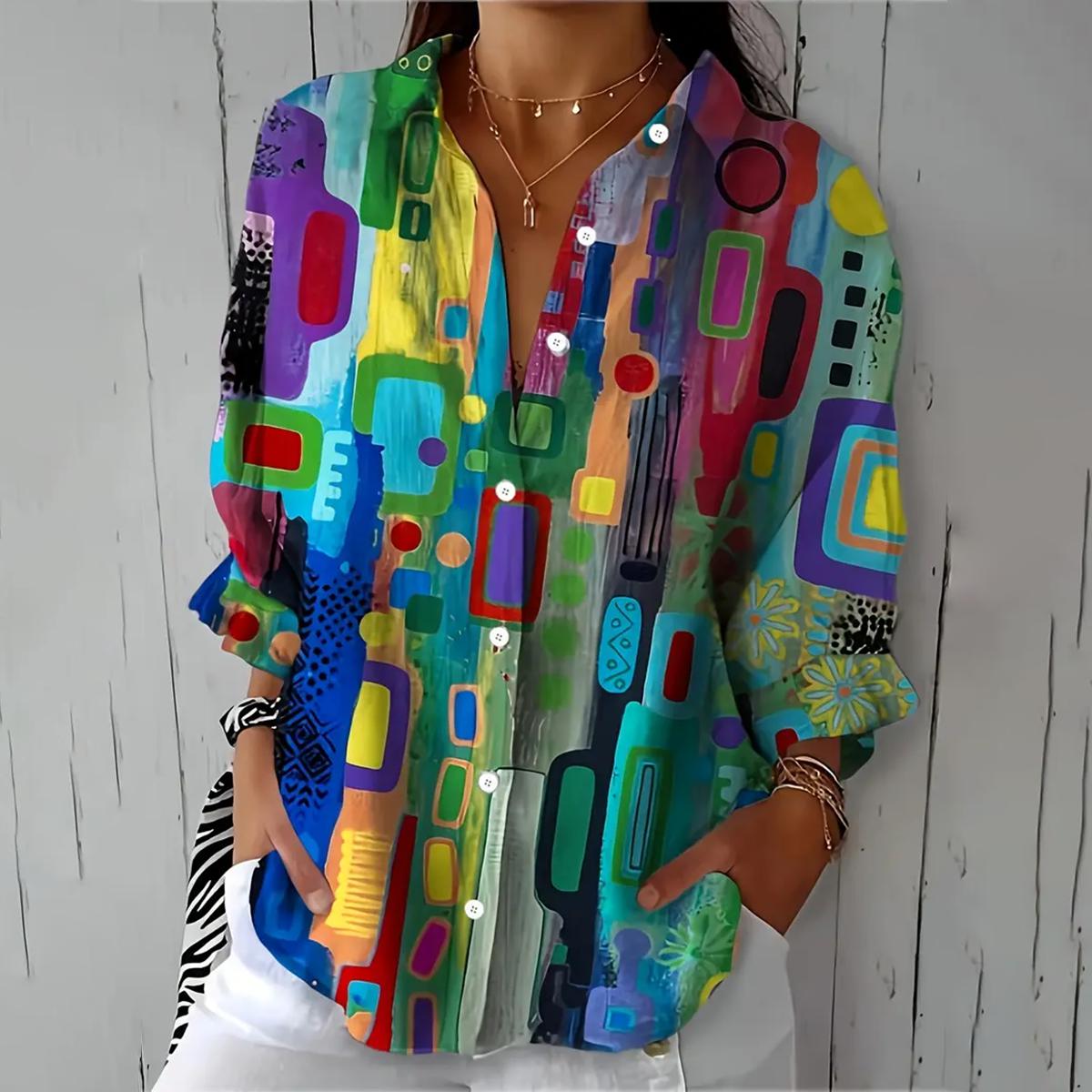 Mila - Elegant Button-Up Shirt