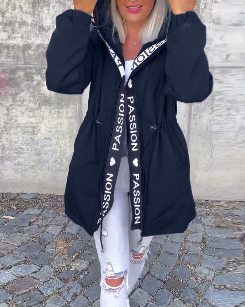 Amicie - Chic Hooded Trench Coat