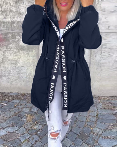 Amicie - Chic Hooded Trench Coat