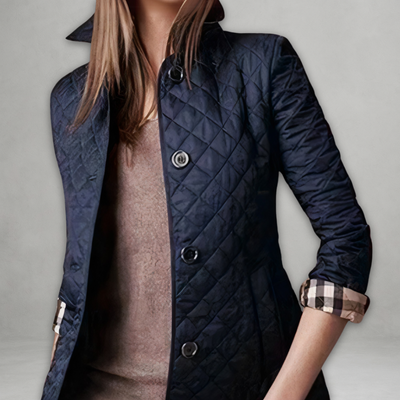 Evelyn - Elegant Silk-Cotton Jacket