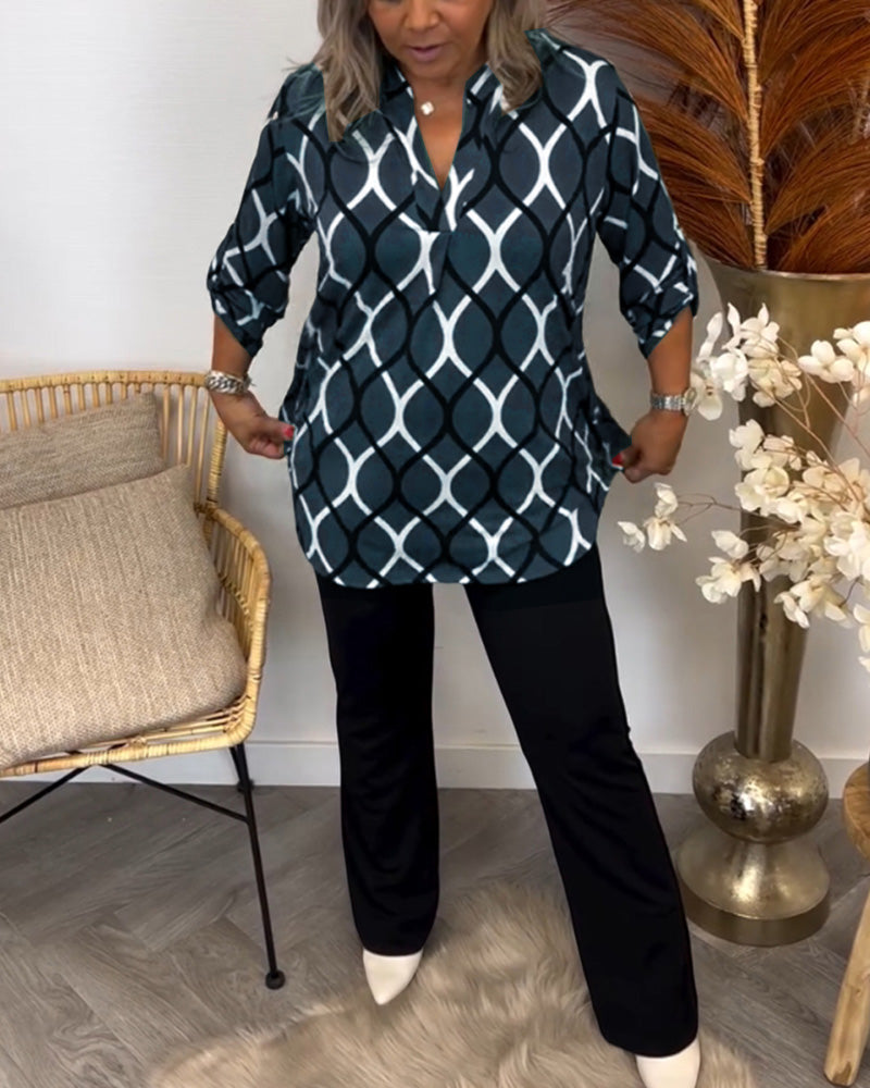 Noor - Stylish Graphic Blouse