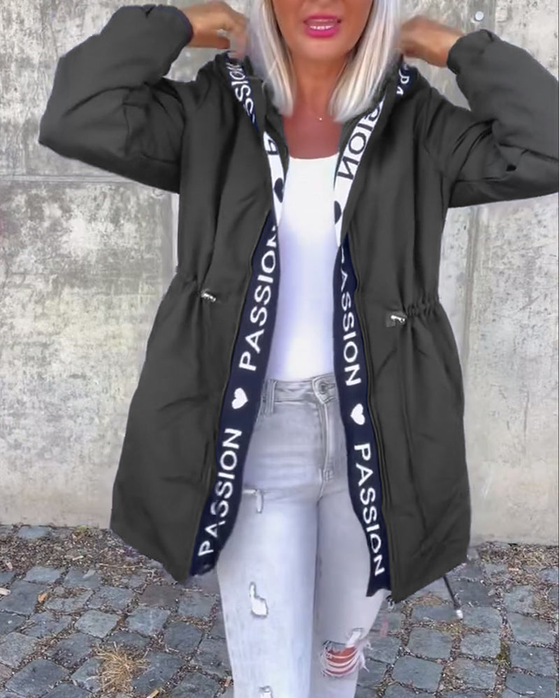 Amicie - Chic Hooded Trench Coat