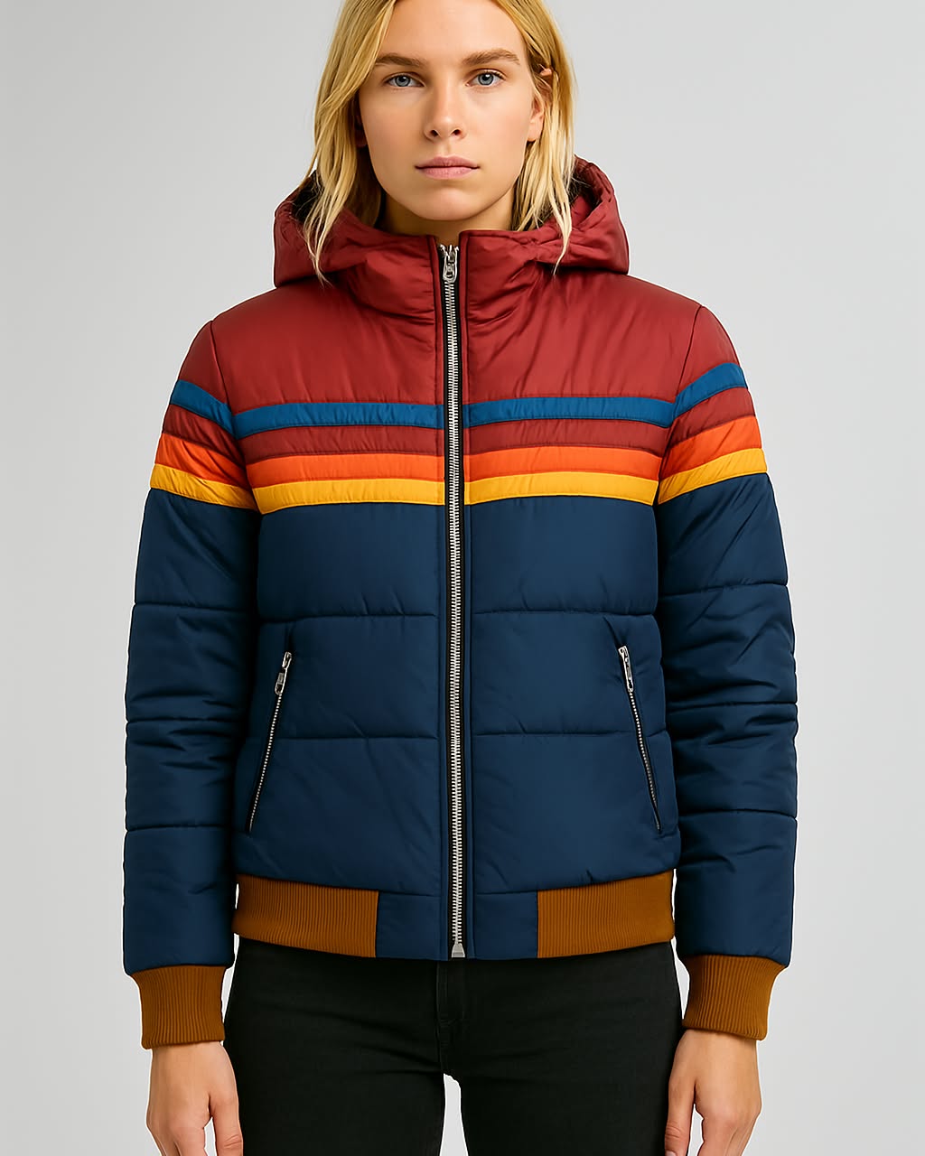 FarbenFroh - Retro Rainbow Jacket