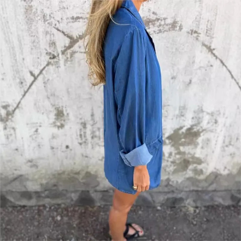 Mireia - Cozy Winter Denim Blazer