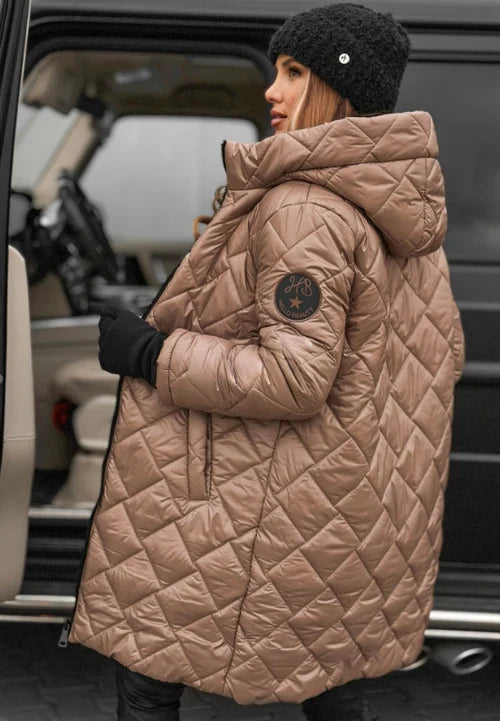 Amber - Elegant Quilted Down Jacket