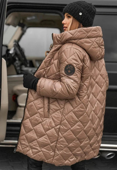 Amber - Elegant Quilted Down Jacket