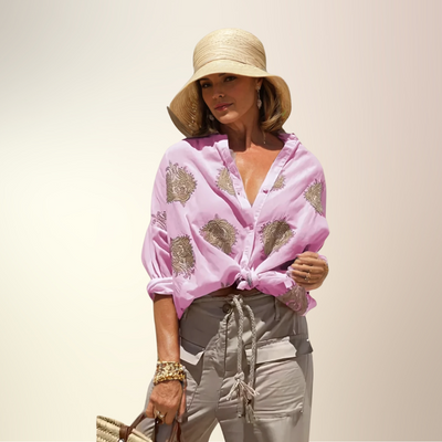 Gaby - Elegant Cotton Blouse