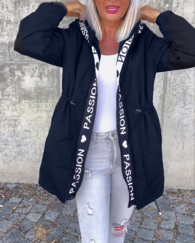 Amicie - Chic Hooded Trench Coat