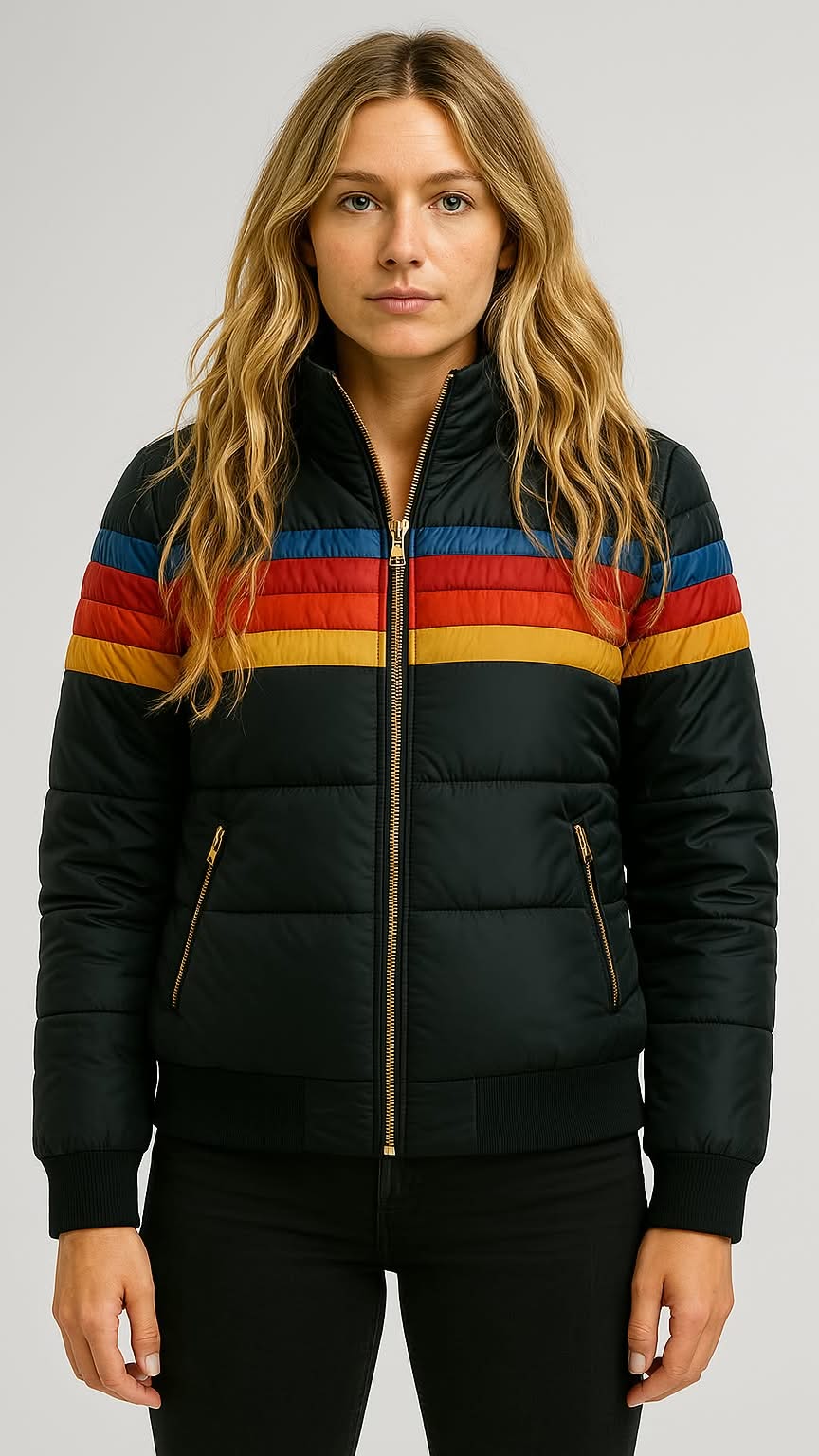 FarbenFroh - Retro Rainbow Jacket