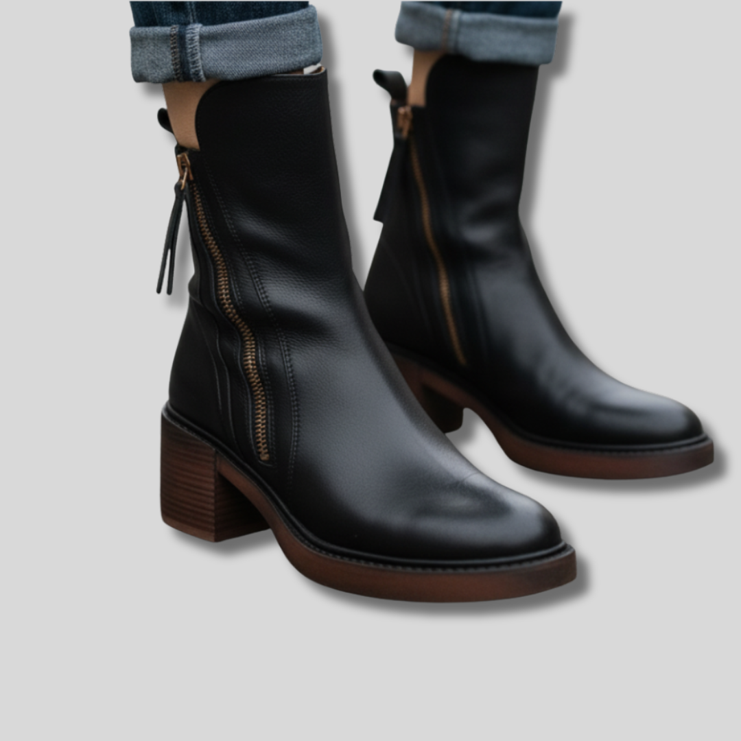 Valorine - Élégantes Bottes En Cuir
