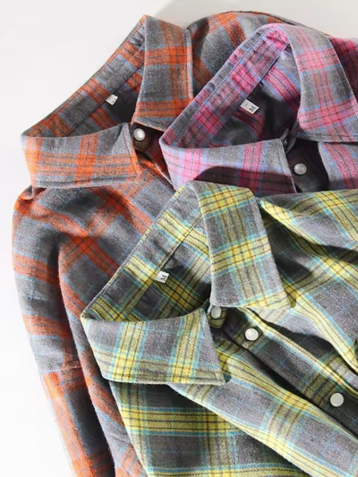 Leandra - Vintage Check Oversized Shirt