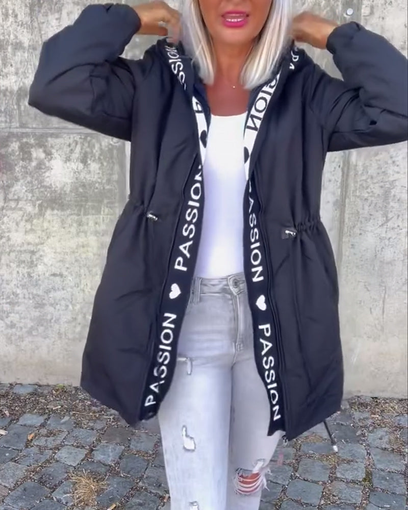 Amicie - Chic Hooded Trench Coat