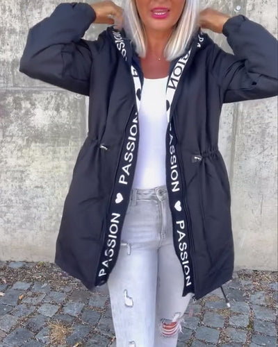 Amicie - Chic Hooded Trench Coat