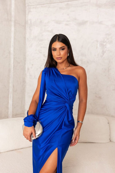 Celena - Luxurious Satin Evening Dress
