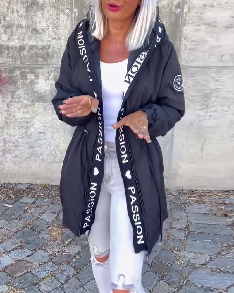 Amicie - Chic Hooded Trench Coat