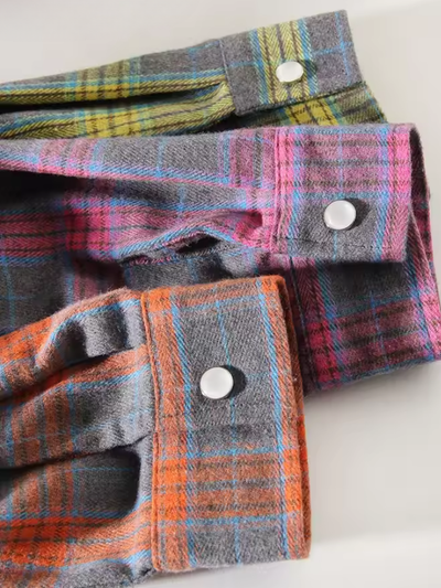 Leandra - Vintage Check Oversized Shirt