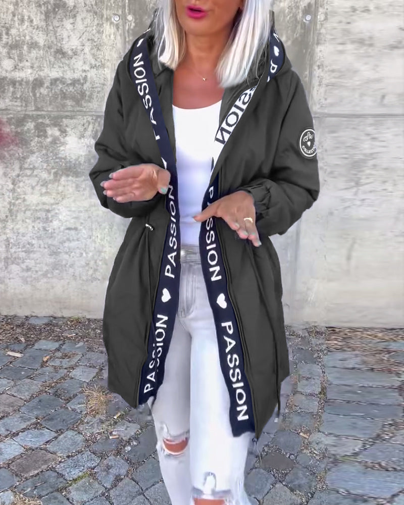 Amicie - Chic Hooded Trench Coat