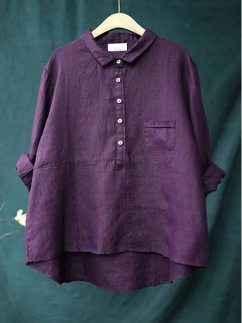 Rhea - Timeless Linen Shirt