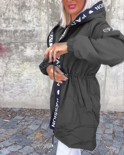 Amicie - Chic Hooded Trench Coat