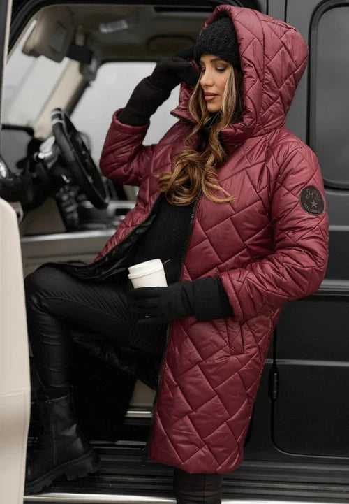 Amber - Elegant Quilted Down Jacket