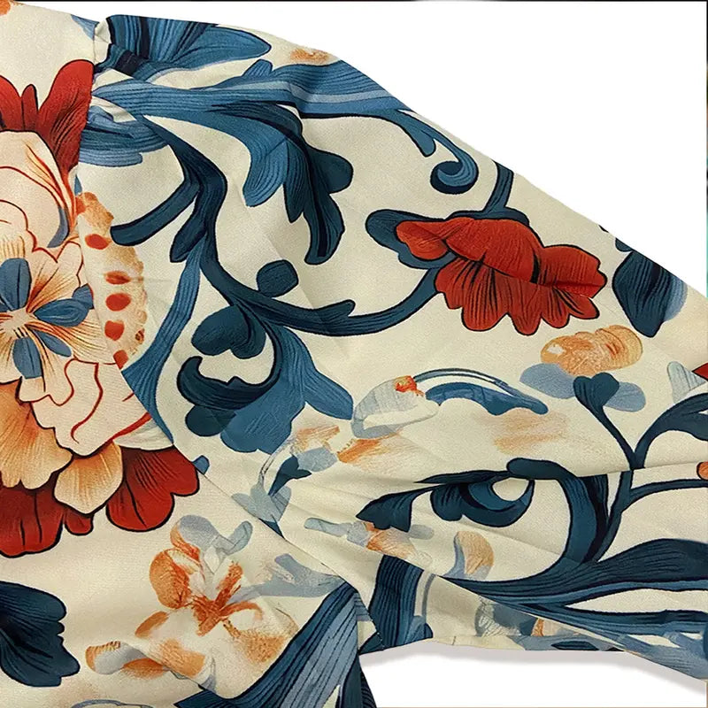 Serenity - Classic Floral Blouse