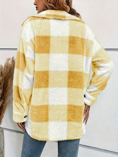 Doreline - Cozy Checkered Jacket