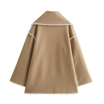 Antoinette - Chic Tweed Wool Coat