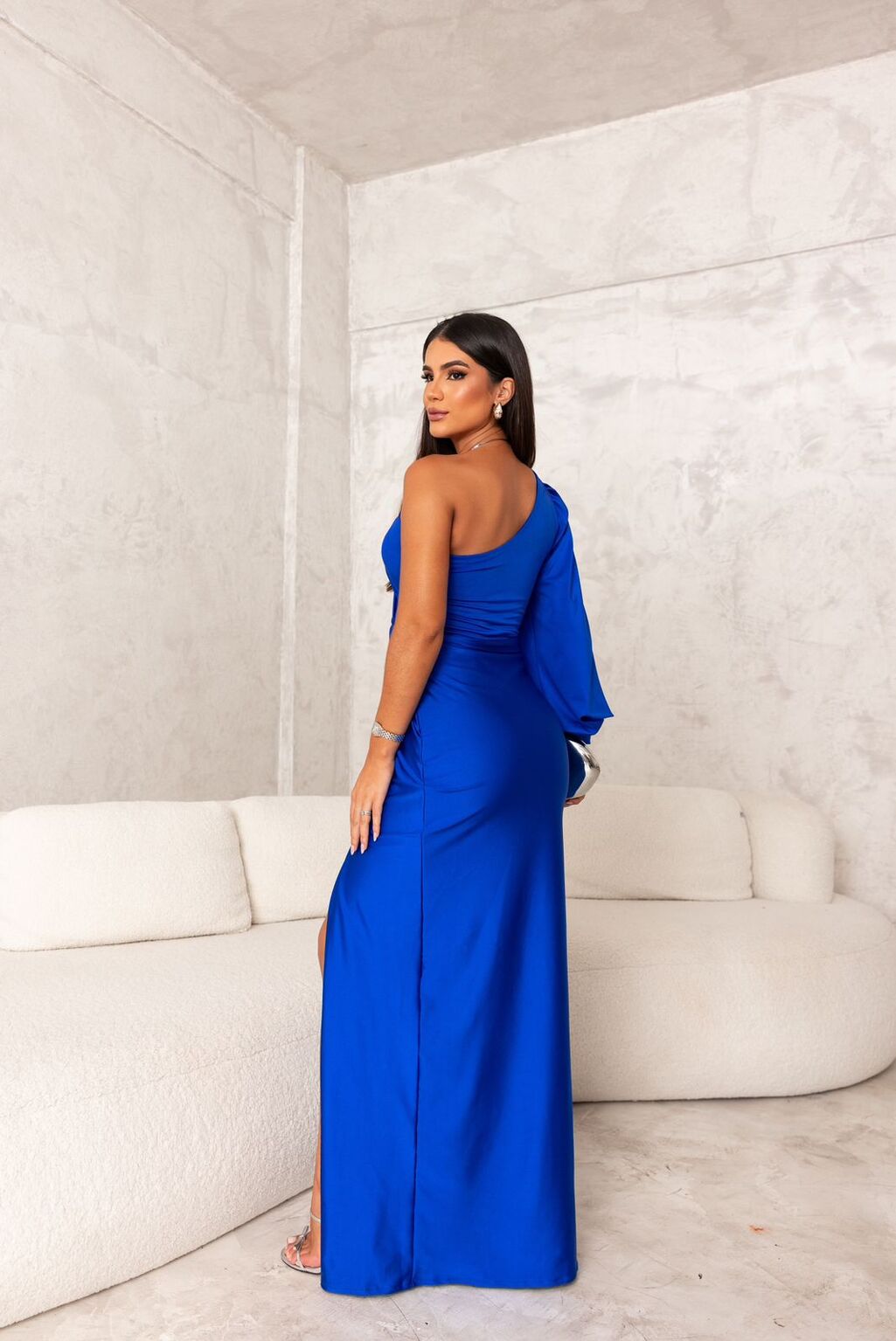Celena - Luxurious Satin Evening Dress