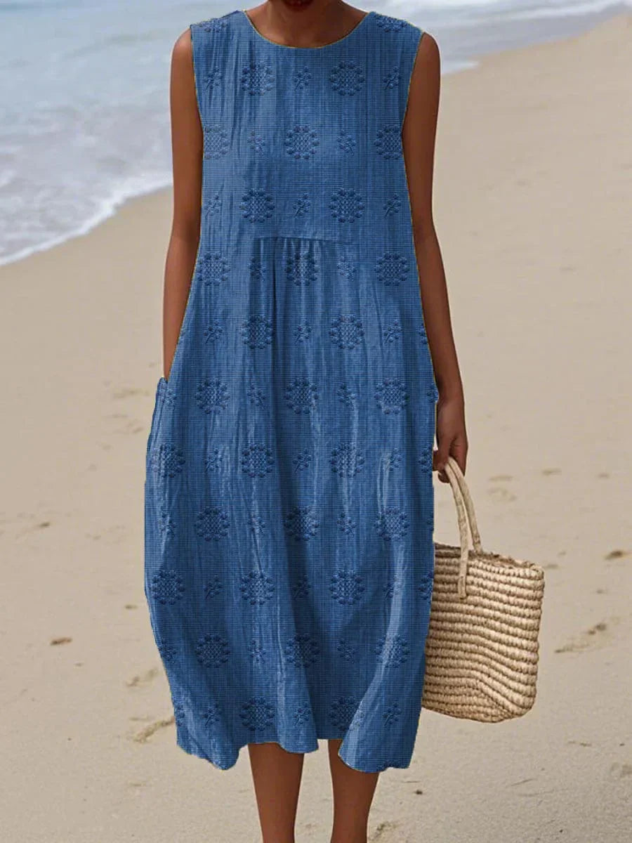 Aikaterini - Relaxed Summer Pocket Dress
