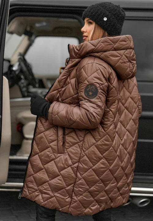 Amber - Elegant Quilted Down Jacket
