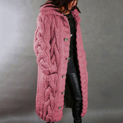 Karina - Cozy Cable-Knit Coat