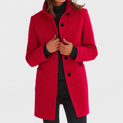 Marionne - Elegant Wool Blend Jacket