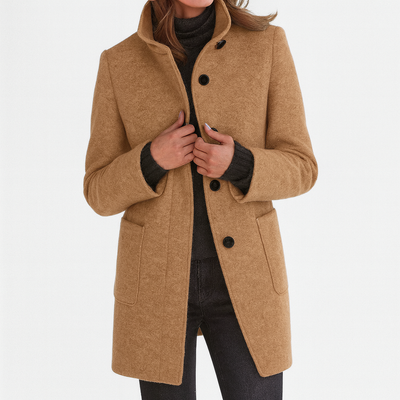 Marionne - Elegant Wool Blend Jacket