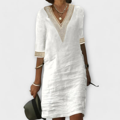 Emelia - Relaxed Cotton-Linen Dress