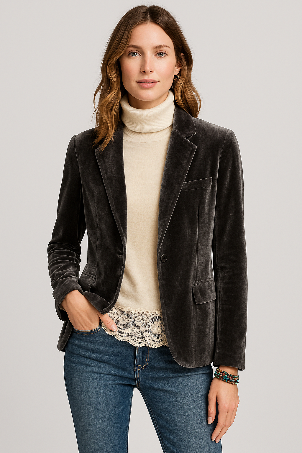 Sioba - Luxe Velvet Blazer