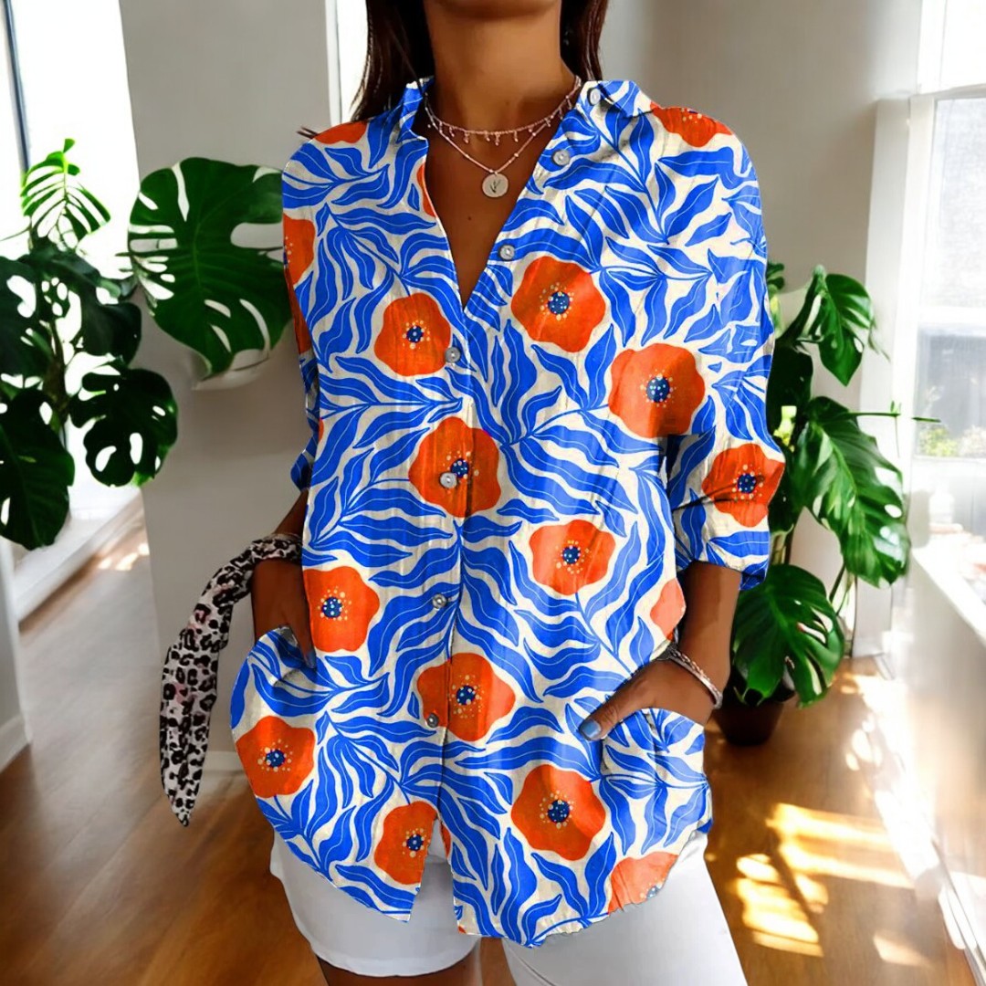 Kirsten - Timeless Floral Blouse