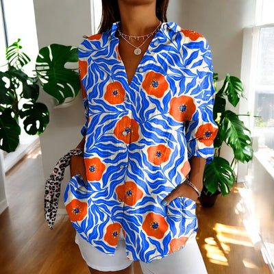 Kirsten - Timeless Floral Blouse
