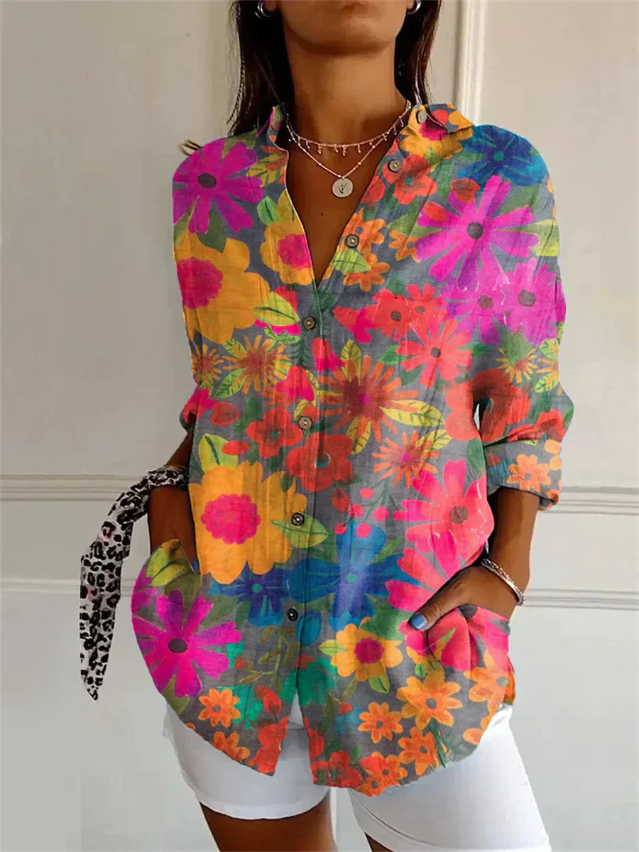 Gwen - Versatile Floral Blouse