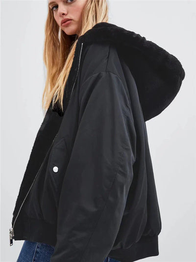 Anne - Reversible Winter Bomber Jacket